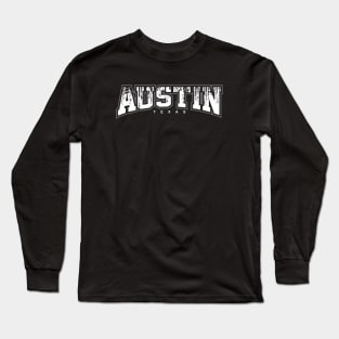 Austin (White) Long Sleeve T-Shirt